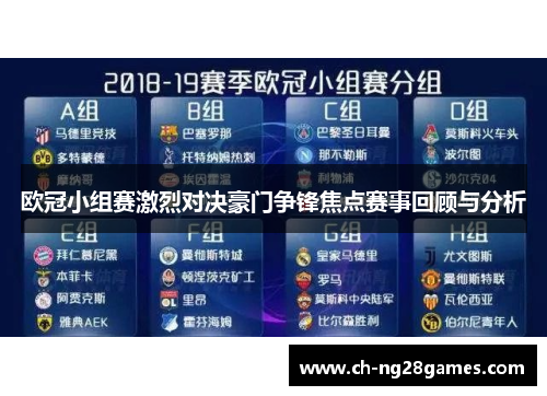 欧冠小组赛激烈对决豪门争锋焦点赛事回顾与分析